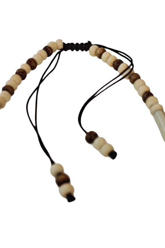Collar Africano Bannaya Surfero Hueso y Madera