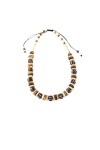 Collar Africano Bannaya Surfero Hueso y Madera