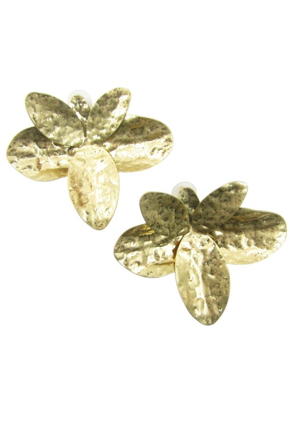 Pendientes Flor Aglaya de Zamak