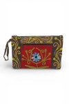Bolso de Mano Étnico Bordado A
