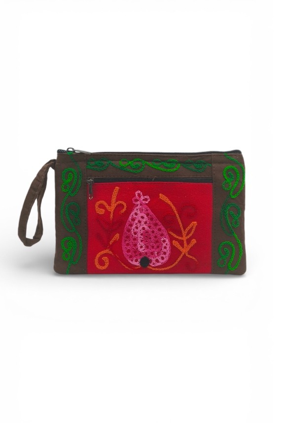 Bolso de Mano Étnico Bordado D