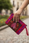 Bolso de Mano Étnico Bordado F
