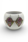 Pendientes Geométricos Étnicos Multicolor