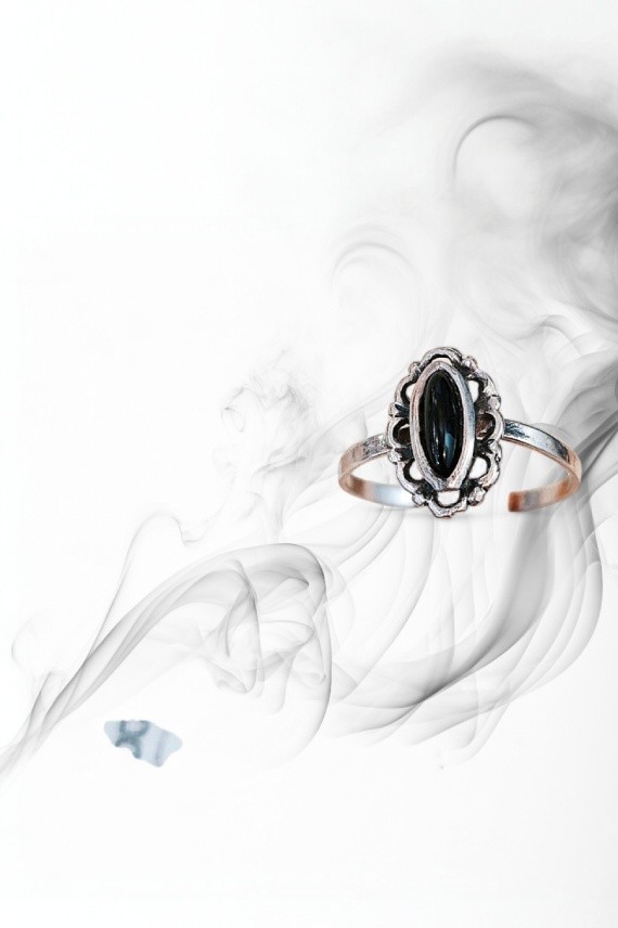 Anillo Plata Turmalina Natural Oval