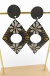 Pendientes Rombos Florales
