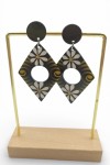 Pendientes Rombos Florales