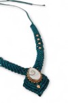 Collar Macramé Concha Ojo de Shiva Natural