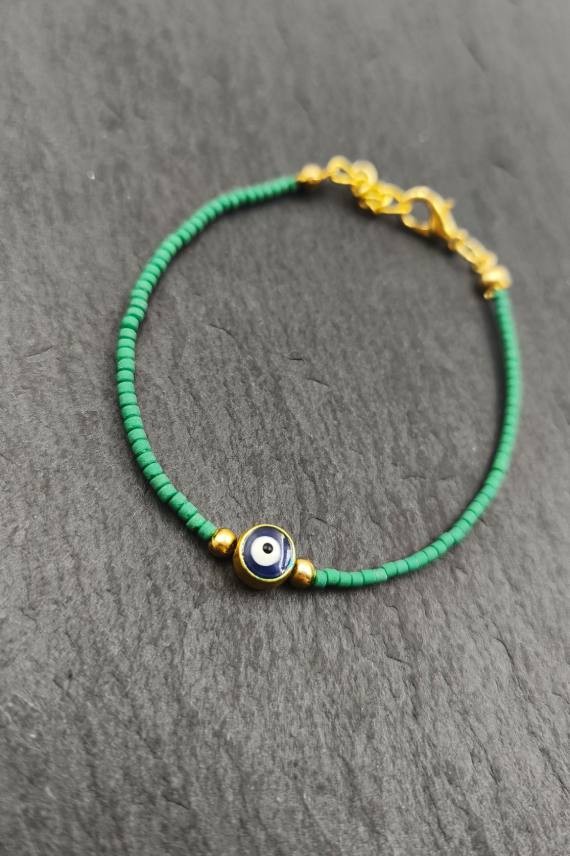 Pulsera Cuentas Ojo Protector