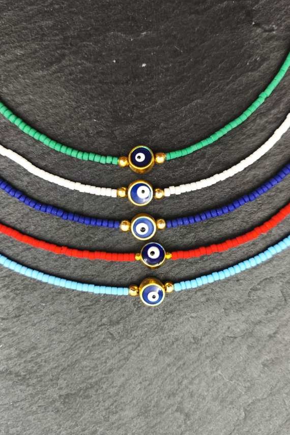 Pulsera Cuentas Ojo Protector