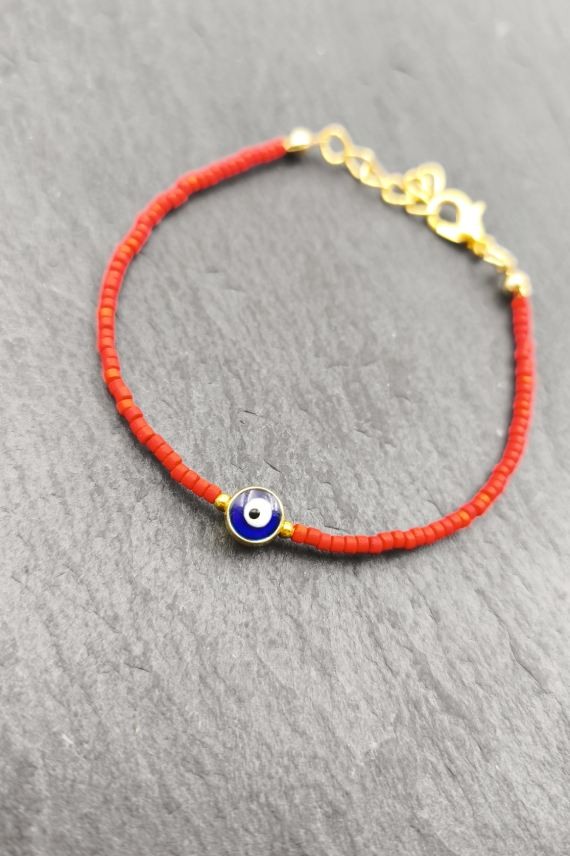 Pulsera Cuentas Ojo Protector