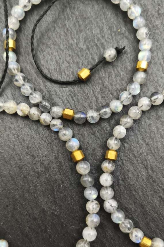 Pulsera Piedra Luna Ajustable