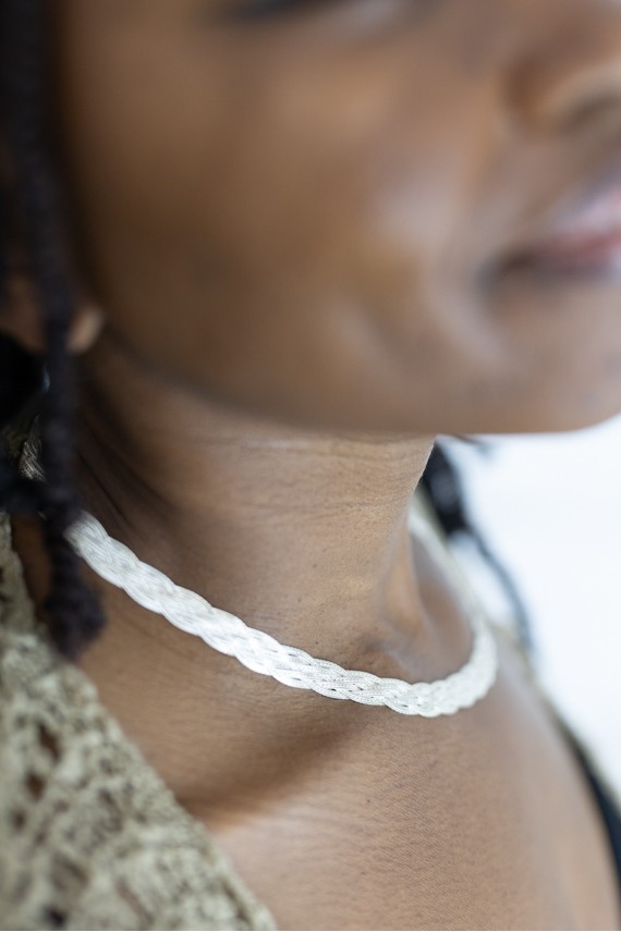 Gargantilla Plata de Ley Trenzada