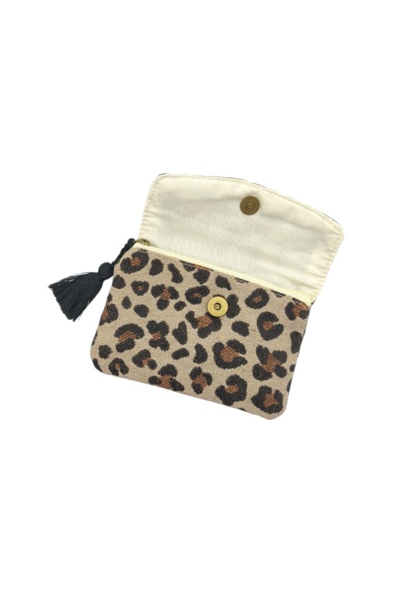 Monedero Algodón Animal Print