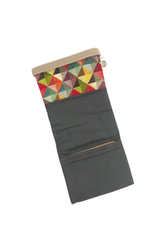 Monedero de Algodón Estampado Artesanal