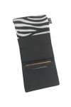 Monedero de Algodón Estampado Cebra