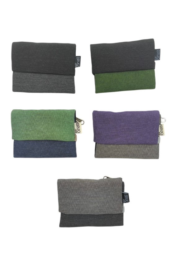 Monedero de Algodón Liso