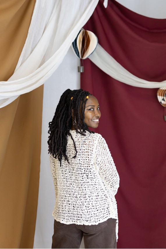 Chaqueta Punto Calado Boho Chic Ligera