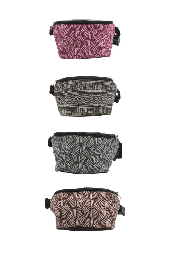 Riñonera Algodón Luna Estampado Artesanal