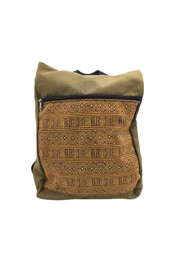 Mochila Algodón Estampado Ëtnico Artesanal