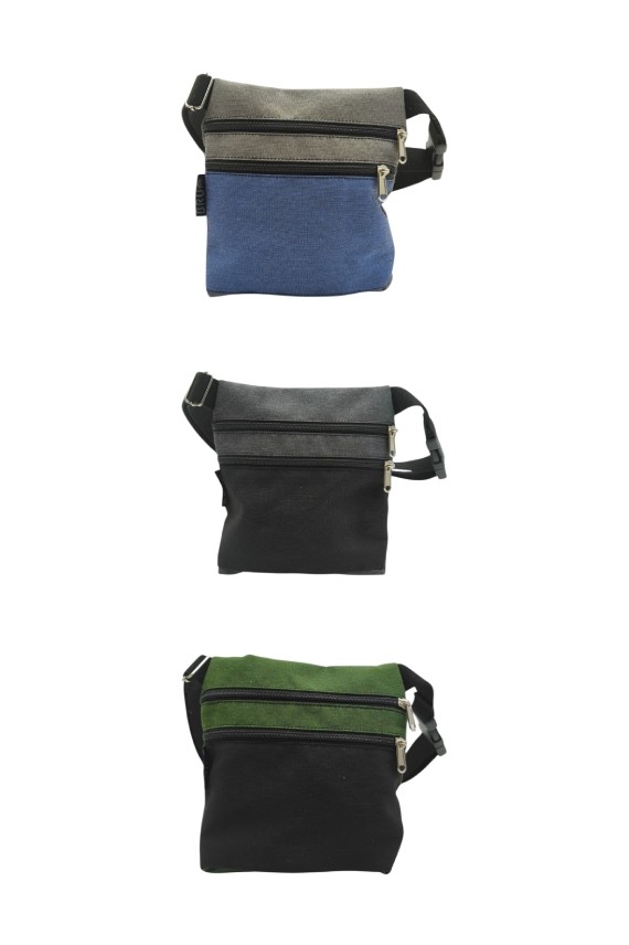 Riñonera Jacquard Estampado Étnico Artesanal Lisa