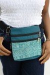 Riñonera Jacquard Estampado Étnico Artesanal