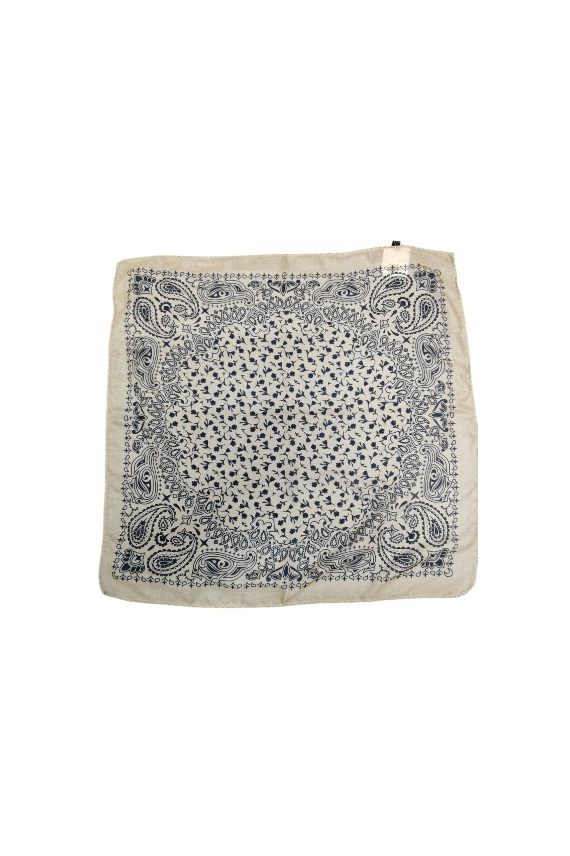 Pañuelo Paisley Floral Marrón Estampado Cachemira