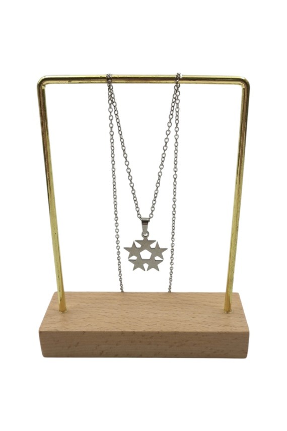 Conjunto de Acero Estrella Geométrica