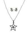 Conjunto de Acero Estrella Calada