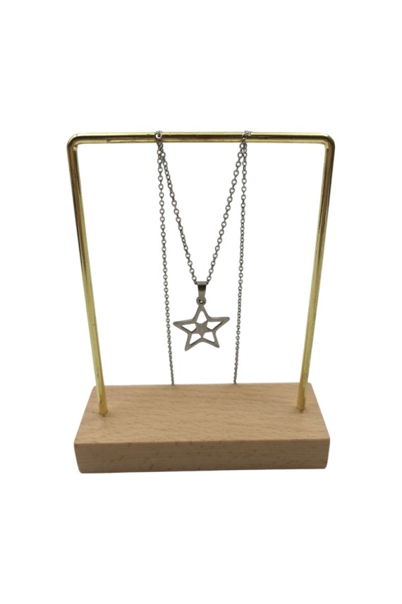Conjunto de Acero Estrella Calada