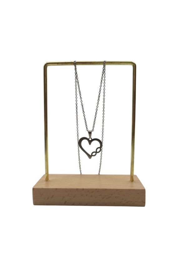 Conjunto de Acero Corazón Infinito