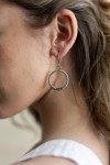 Pendientes Geométricos Plata Marusya