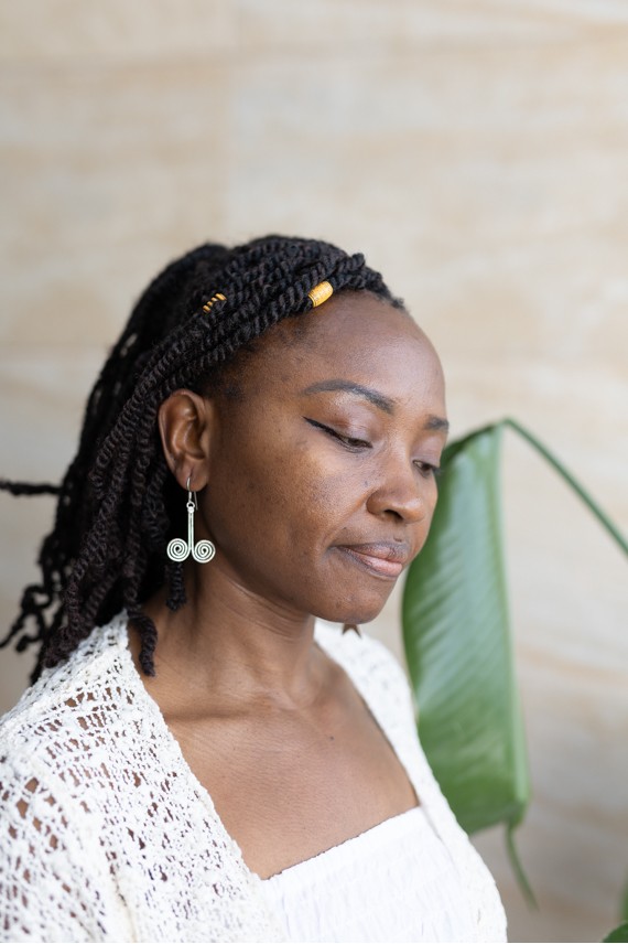 Pendientes Plata Doble Espiral Artesanal