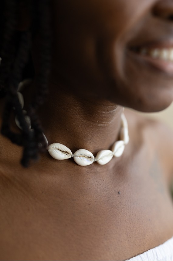 Collar Cuentas Cauri Vetusta Espíritu del Mar