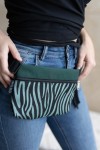 Riñonera Algodón Basic Estampado Cebra