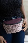 Riñonera Algodón Luna Estampado Artesanal