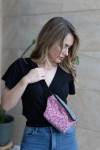 Riñonera Algodón Luna Estampado Artesanal