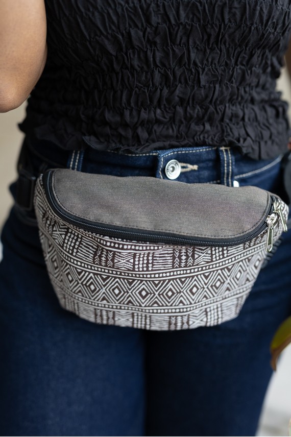 Riñonera Algodón Luna Estampado Artesanal