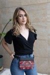 Riñonera Algodón Basic Estampado Cebra