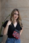 Riñonera Algodón Basic Estampado Étnico