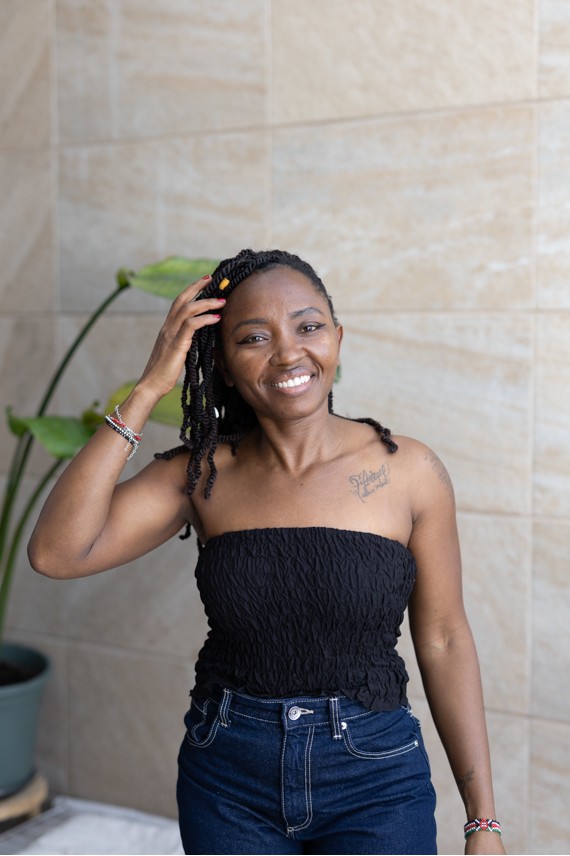 Top Palabra de Honor Viscosa Negra Elástica