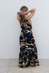 Vestido Largo Viscosa Estampado Natura