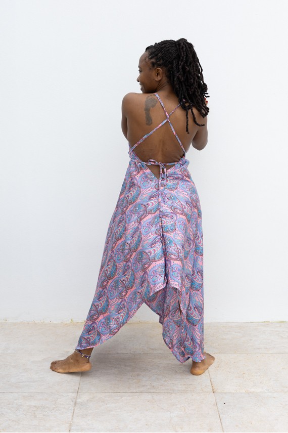 Vestido Seda Mia Sari lila