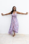 Vestido Seda Mia Sari lila