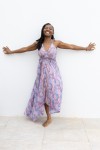 Vestido Seda Mia Sari lila