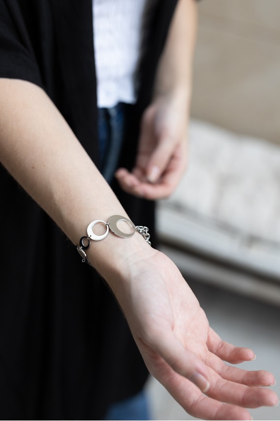 Pulsera de Acero Inoxidable Fases de la Luna