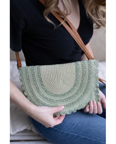 Bolso de Fibras Naturales Trenzadas