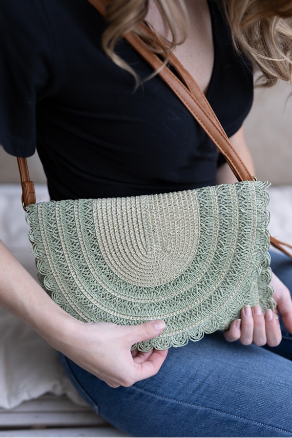 Bolso de Fibras Naturales Trenzadas