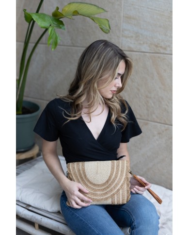 Bolso de Fibras Naturales Trenzadas