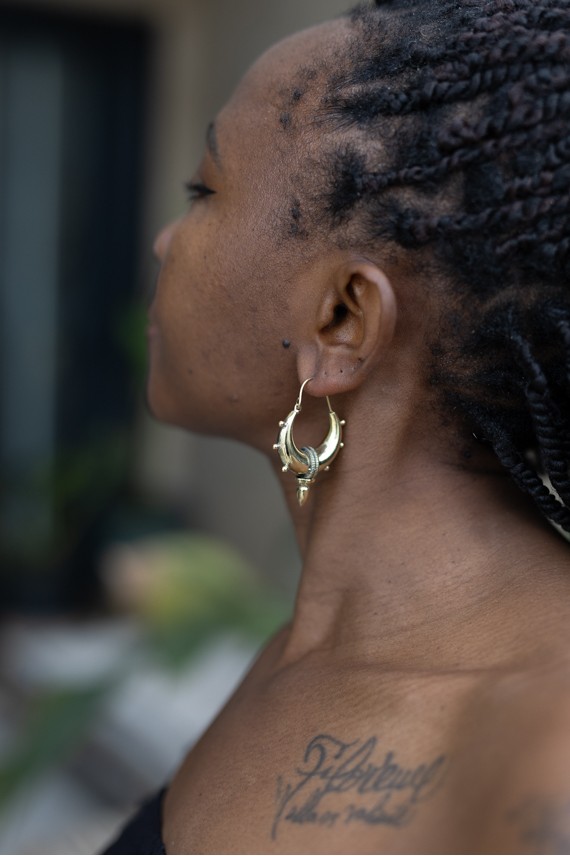 Aros dorados Gitanos tribales