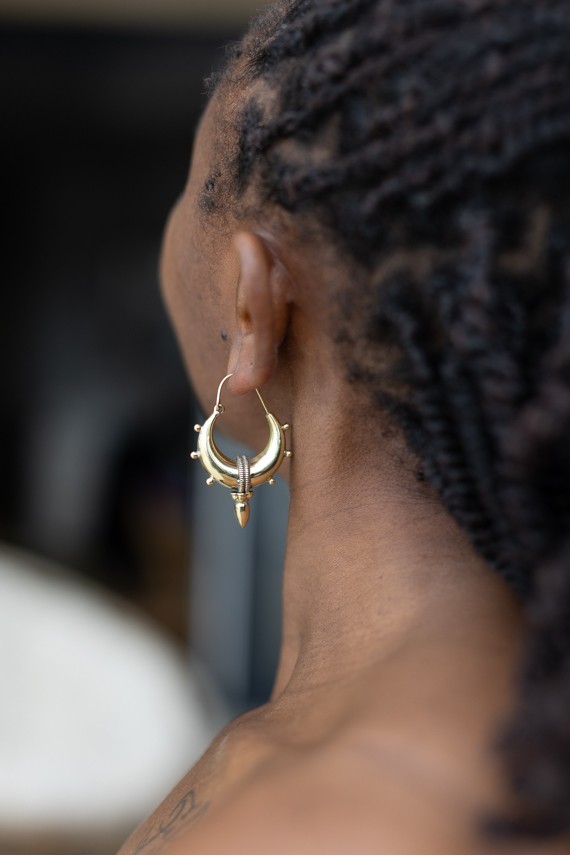 Aros dorados Gitanos tribales